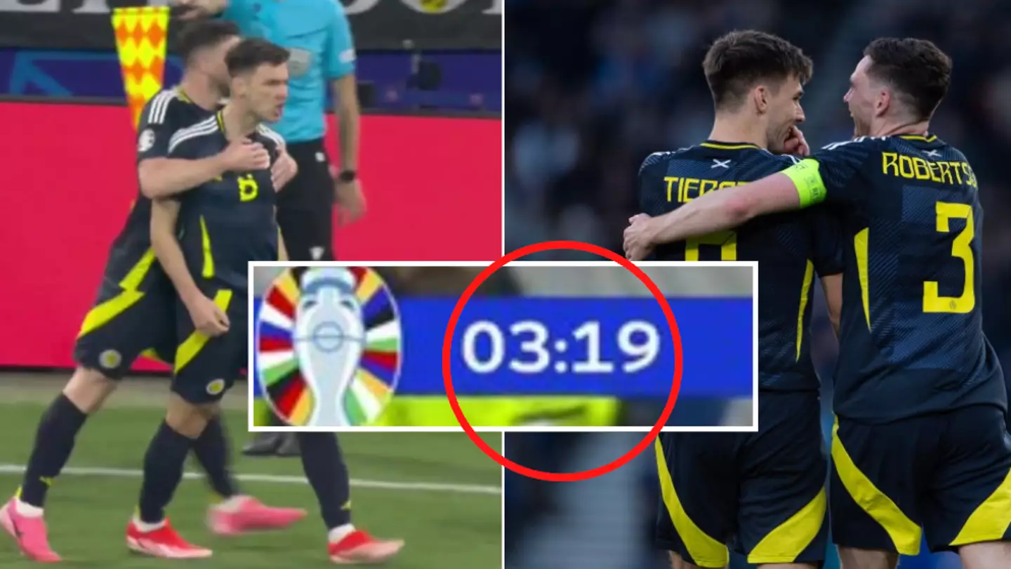 Fans genuinely can't believe what Kieran Tierney and Andy Robertson did in the fourth minute against Germany