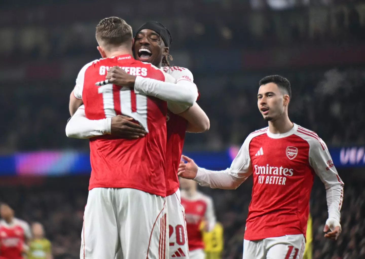 Arsenal finished top of the Champions League group phase after going unbeaten. Image credit: Getty
