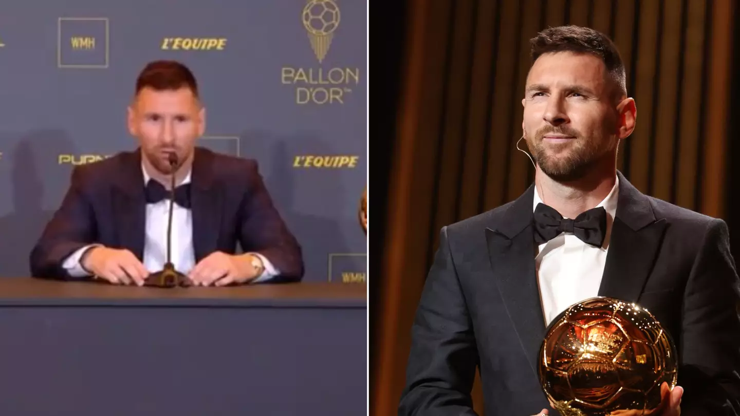 Lionel Messi asked if he's the GOAT after winning eighth Ballon d'Or, his answer sums him up