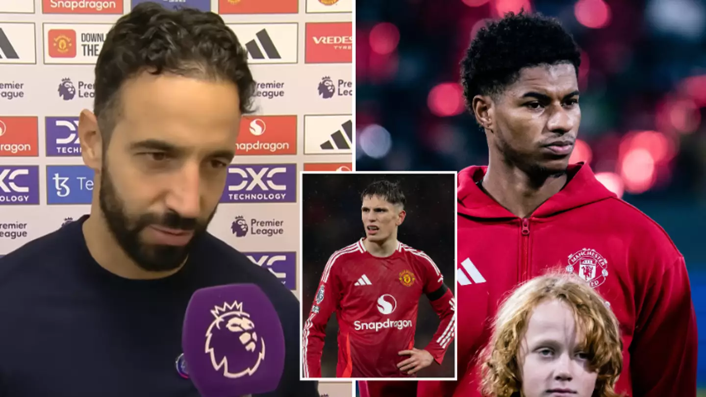Ruben Amorim explains why he dropped Marcus Rashford and Alejandro Garnacho from Man Utd squad for Man City game