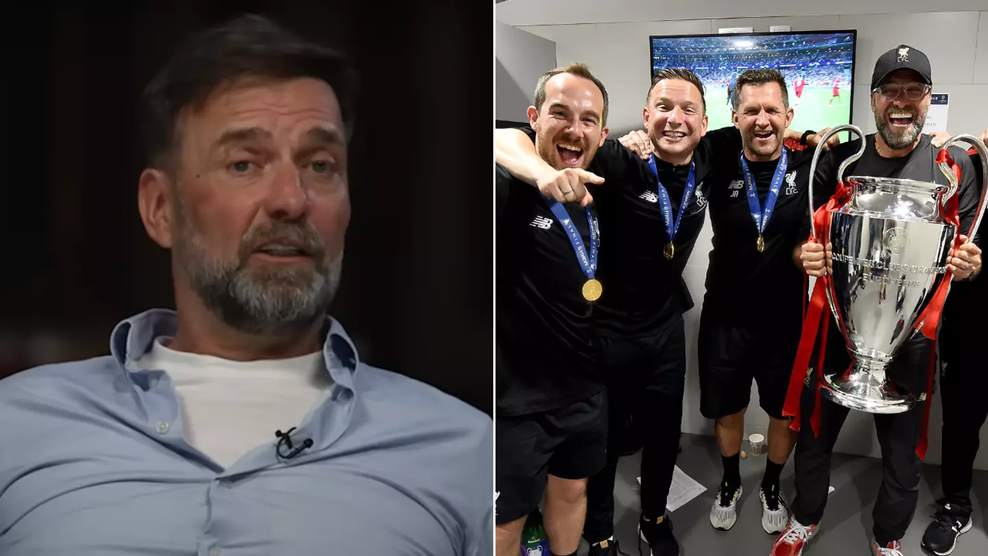 Jurgen Klopp did something he had never done as a manager before Liverpool won Champions League final