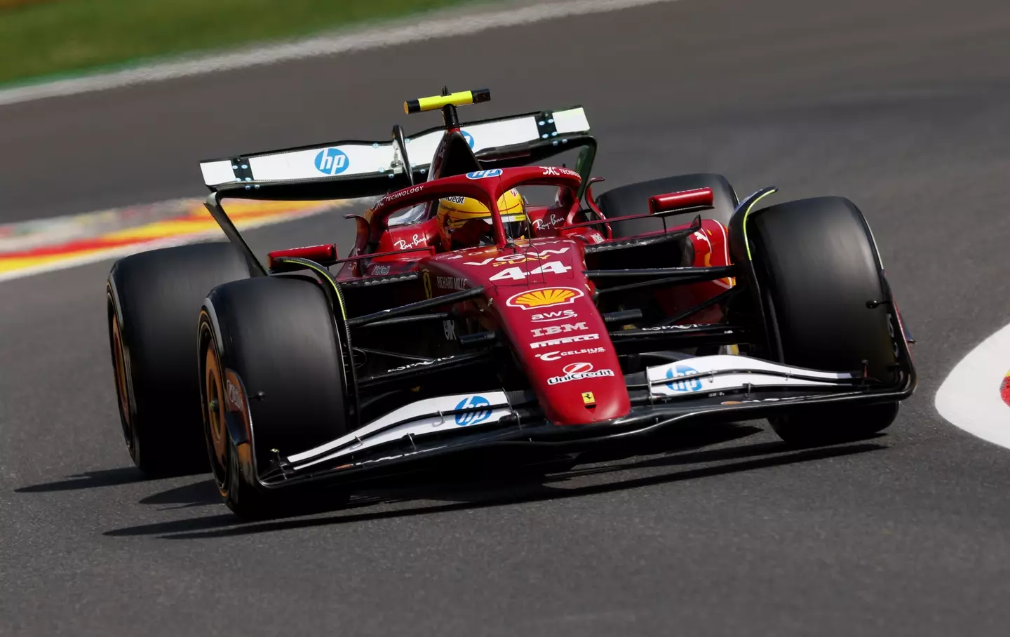 Lewis Hamilton was eliminated from the first stage of sprint qualifying. (Image: Ryan Pierse / Staff via Getty)