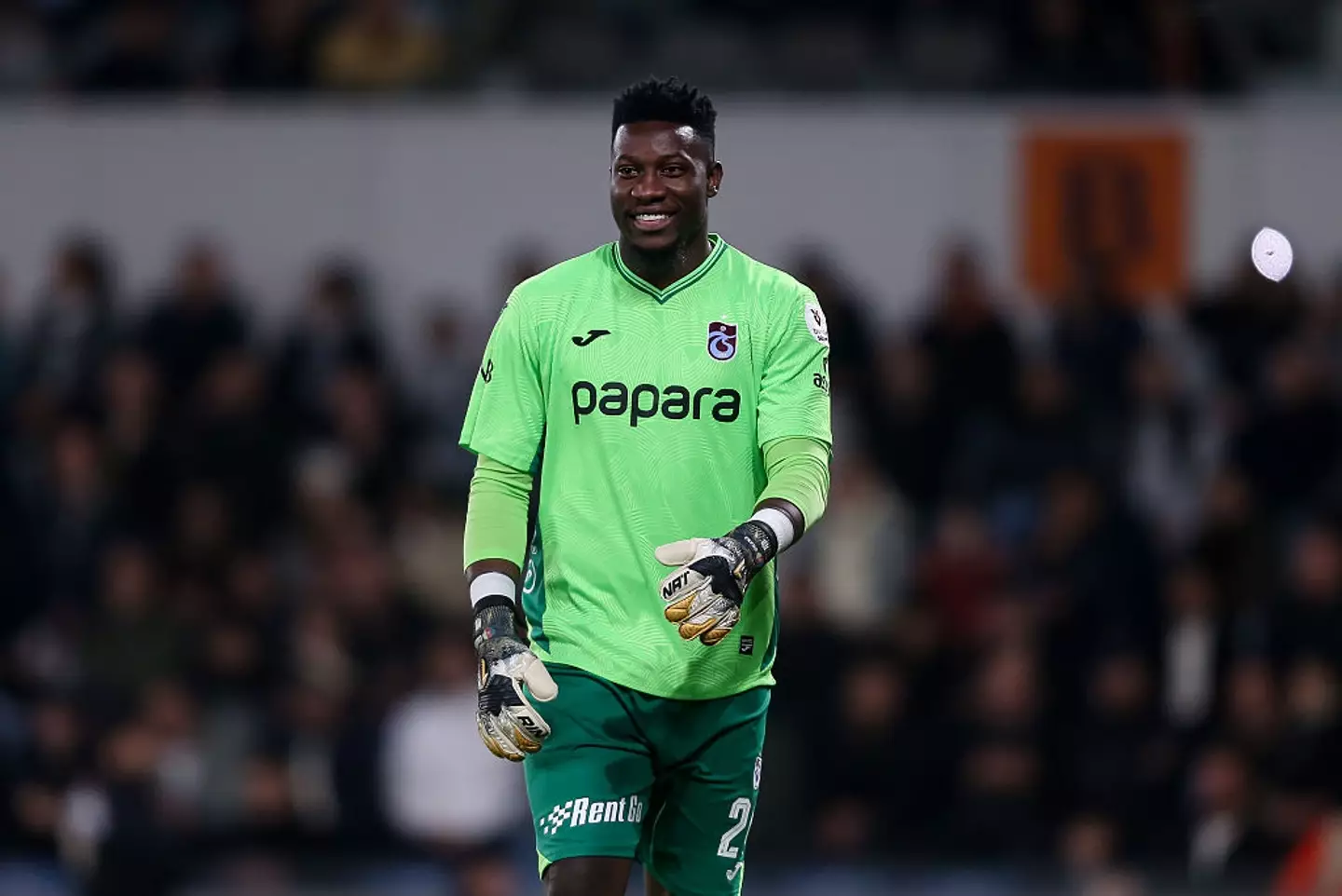 Andre Onana is on loan with Turkish side Trabzonspor. (Image: Ahmad Mora/Getty Images)
