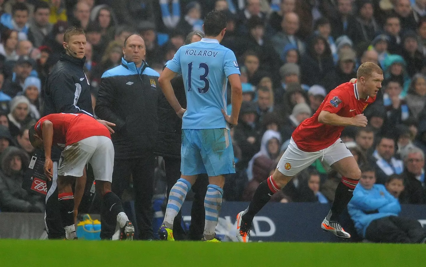 Paul Scholes came out of retirement in 2012 to play for United. Image credit: Getty
