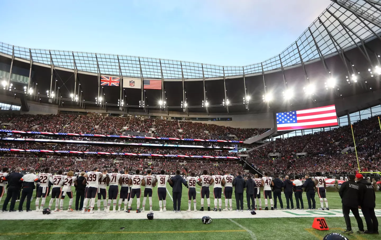 Tottenham have previously hosted NFL but would need to move the rugby league. Image: PA Images