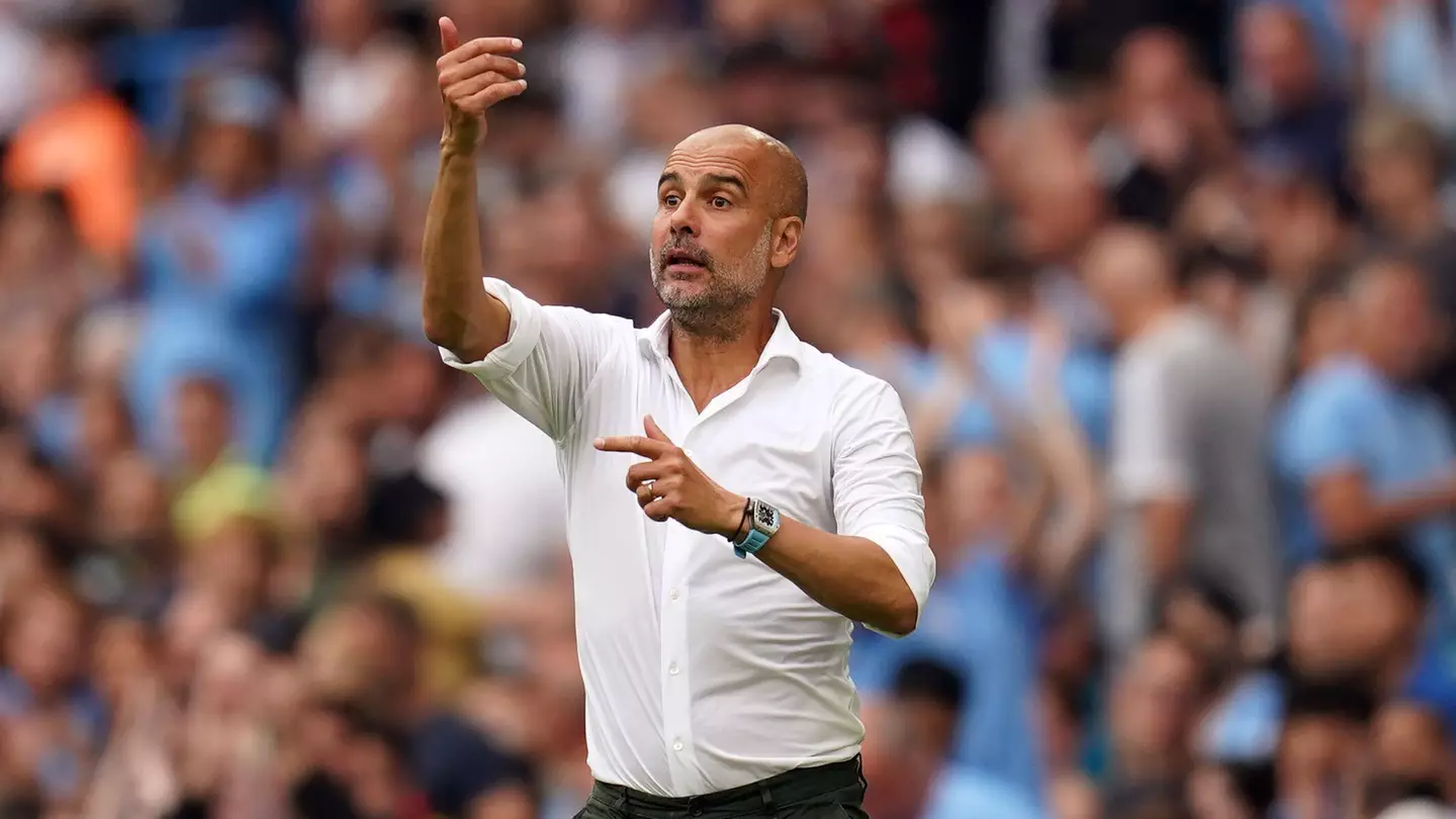 Manchester City manager, Pep Guardiola.