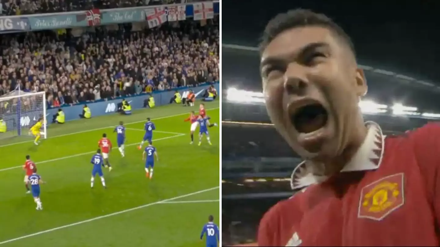 Casemiro scores 94th minute equaliser for Man United vs Chelsea
