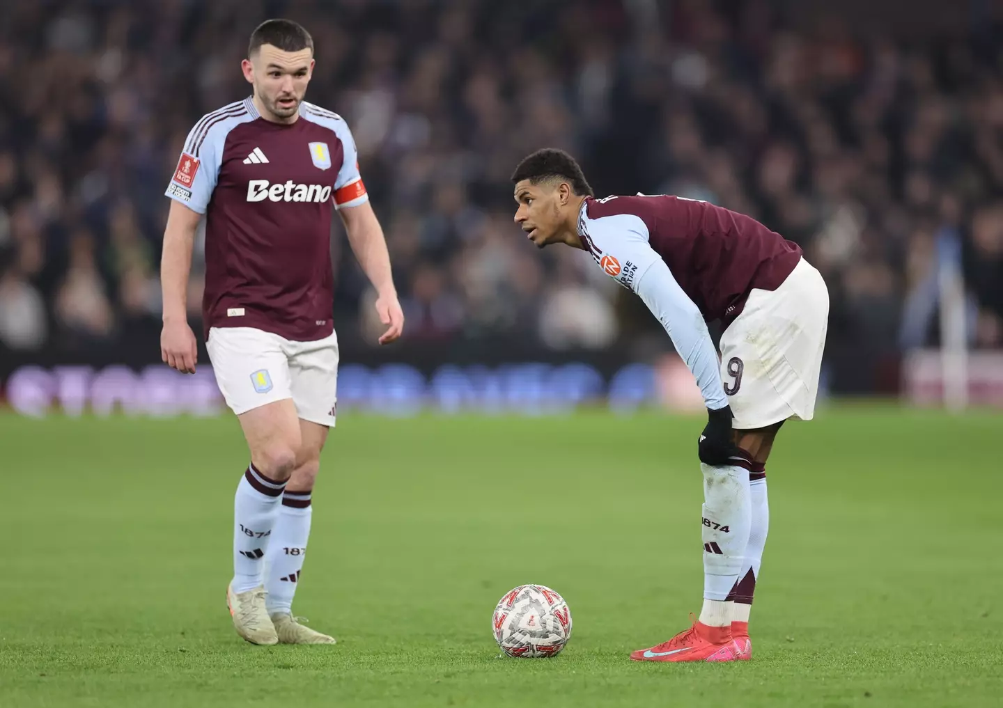 John McGinn has praised Marcus Rashford following his impact at Aston Villa. Image: Getty