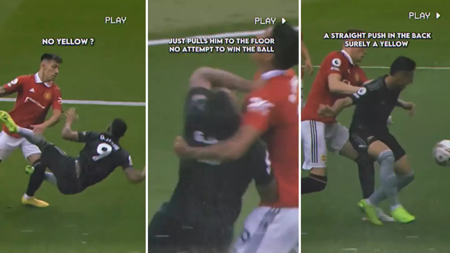 Arsenal fan creates viral video of every decision that went against them vs Man United