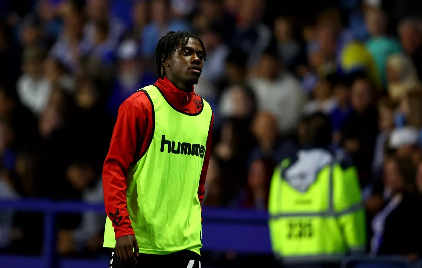 Romeo Lavia during Sheffield Wednesday vs. Southampton. Image: Getty