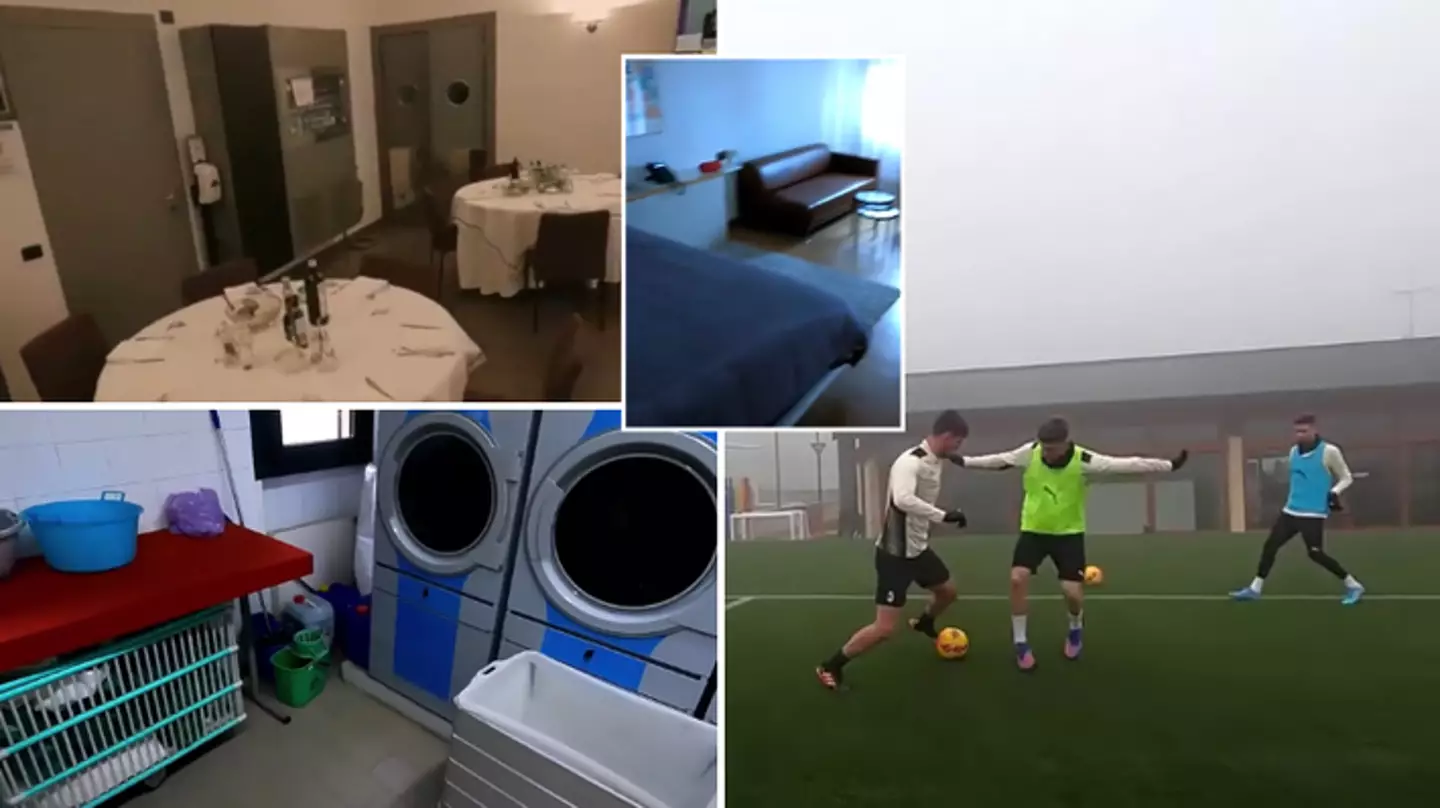 Footage of AC Milan’s training ground explains Tonali’s girlfriend's reaction to Newcastle's