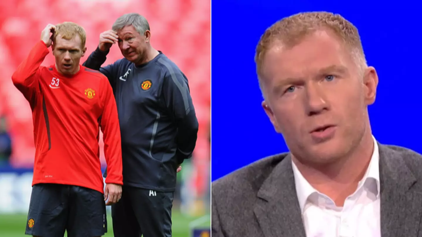 Paul Scholes names Man United star who completely destroyed him in his first training session after signing for club