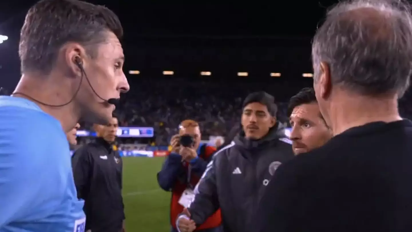Lionel Messi involved in furious argument with referee after Inter Miami game and he had to be 'restrained' by coaching staff