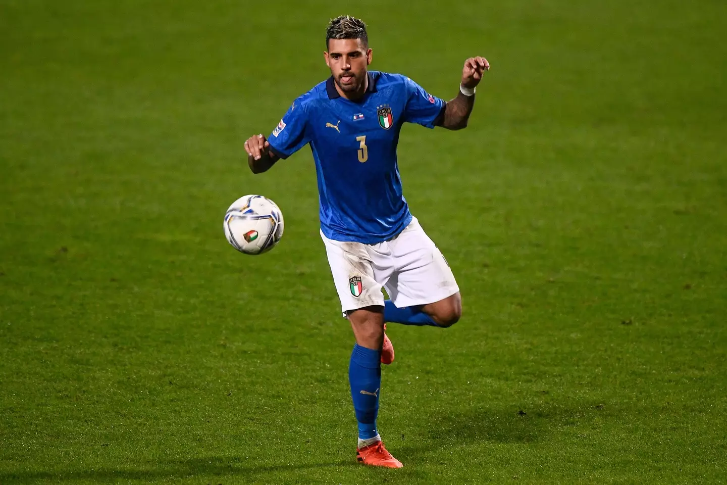 Emerson Palmieri of italy in action during a UEFA Nations League football match. (Alamy)