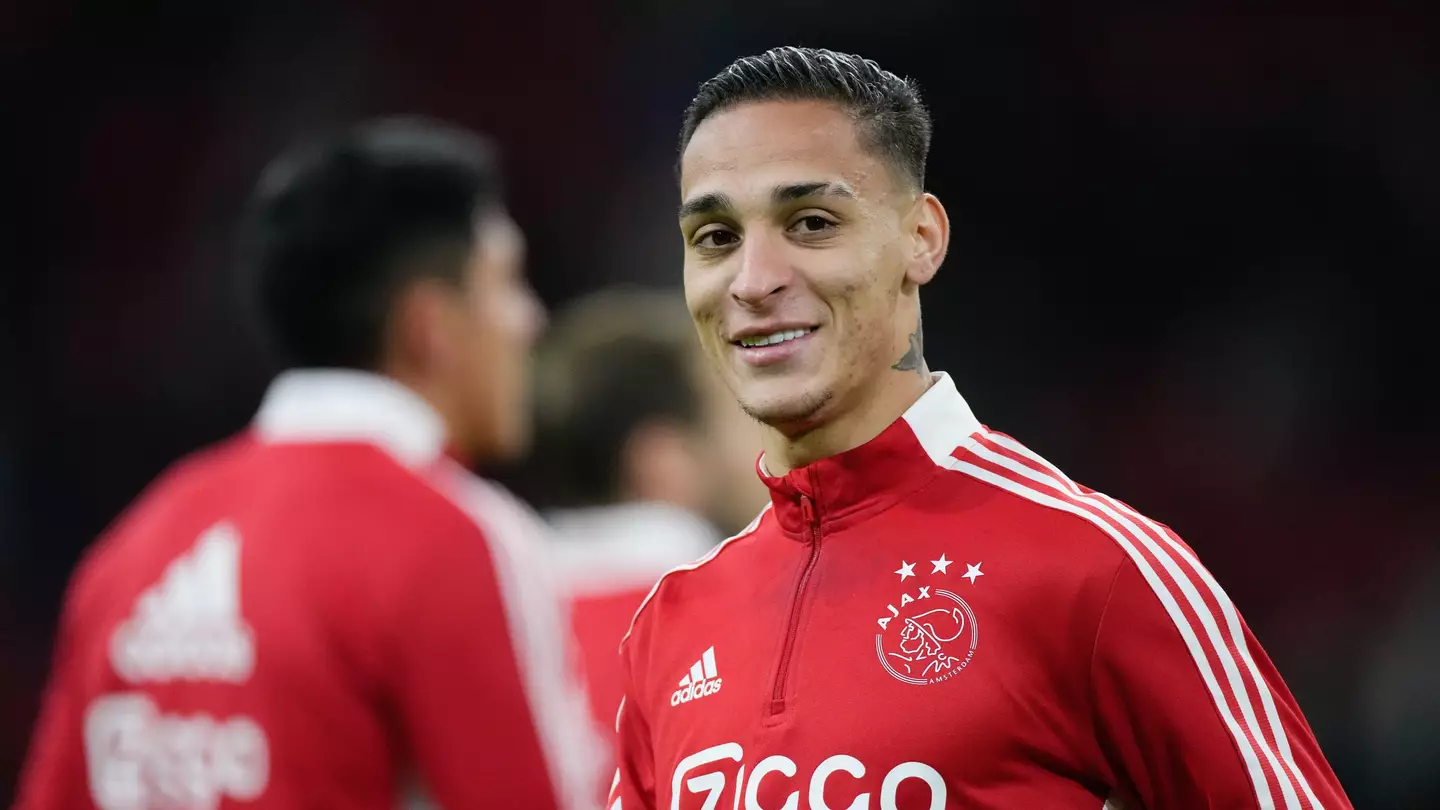 Antony of Ajax is reportedly close to signing for Manchester United (Alamy)