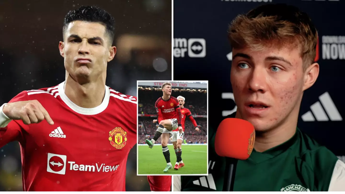 Rasmus Hojlund names his three biggest Man Utd idols growing up including Cristiano Ronaldo