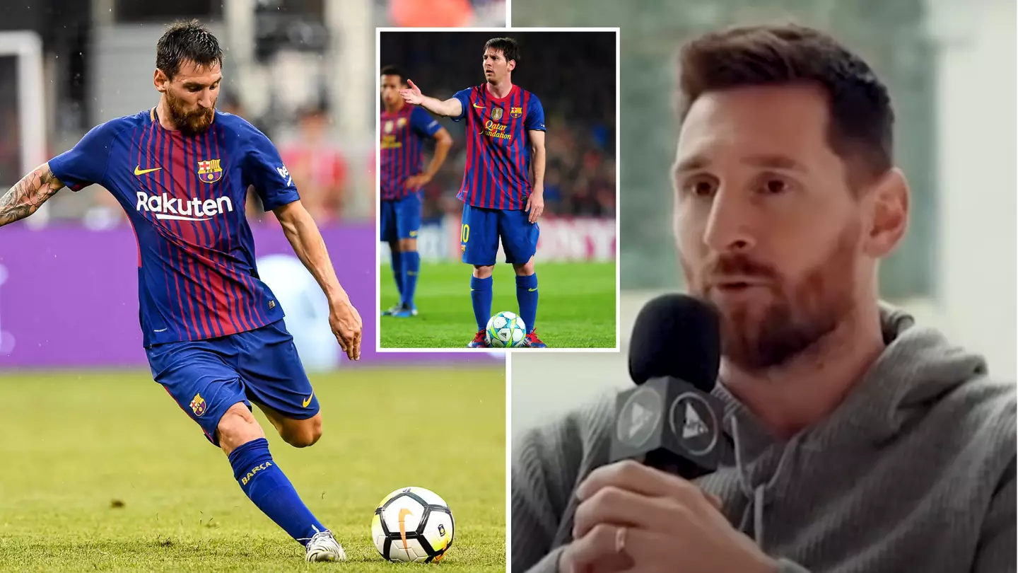 Why Lionel Messi did NOT take free-kicks early in his Barcelona career, it showed his true class