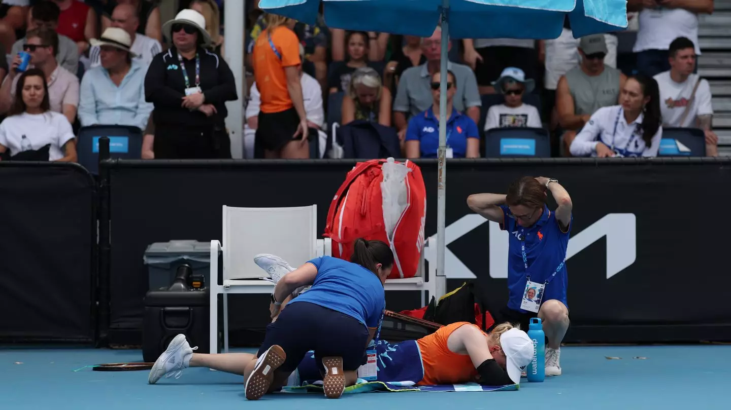 British Tennis Star Breaks Down in Tears Before Retiring From Australian Open
