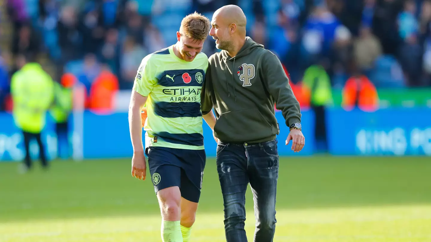 Pep Guardiola reveals he and Manchester City's Kevin De Bruyne have not 'slept together'