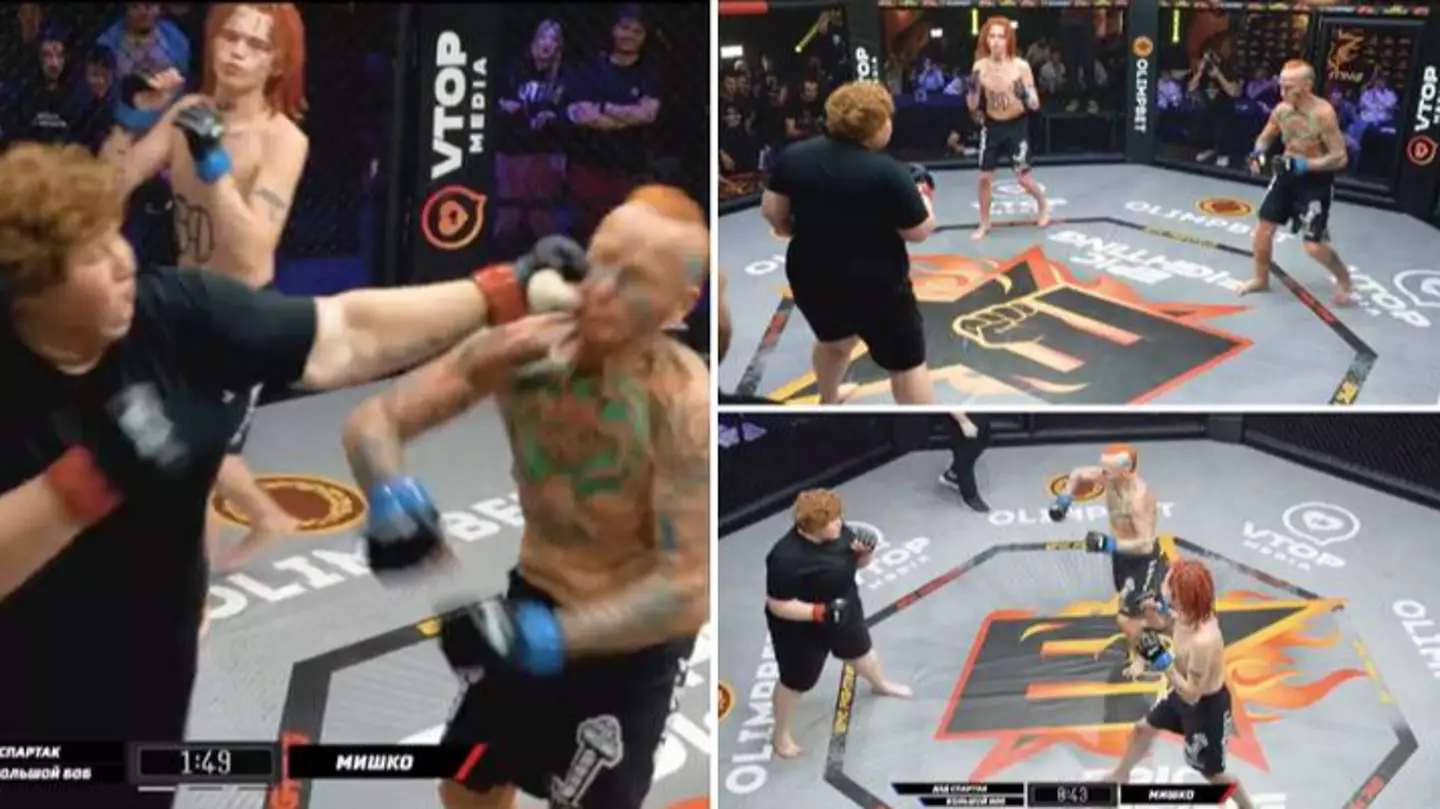 75-Year-Old Pensioner And 18-Year-Old Grandson Face Off Against Female Fighter In Bizarre Handicap MMA Bout