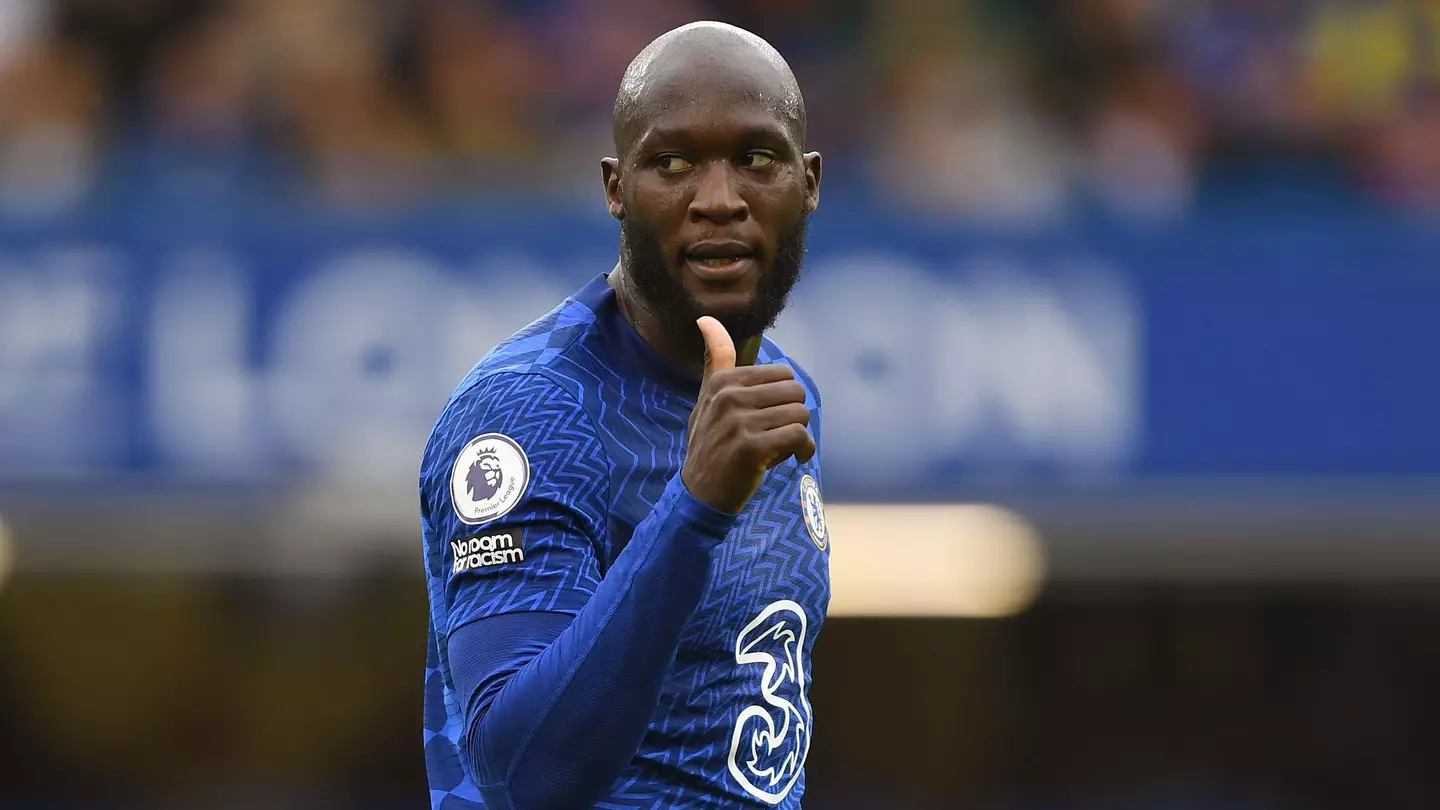 Romelu Lukaku during the Premier League match at Stamford Bridge. (Alamy)