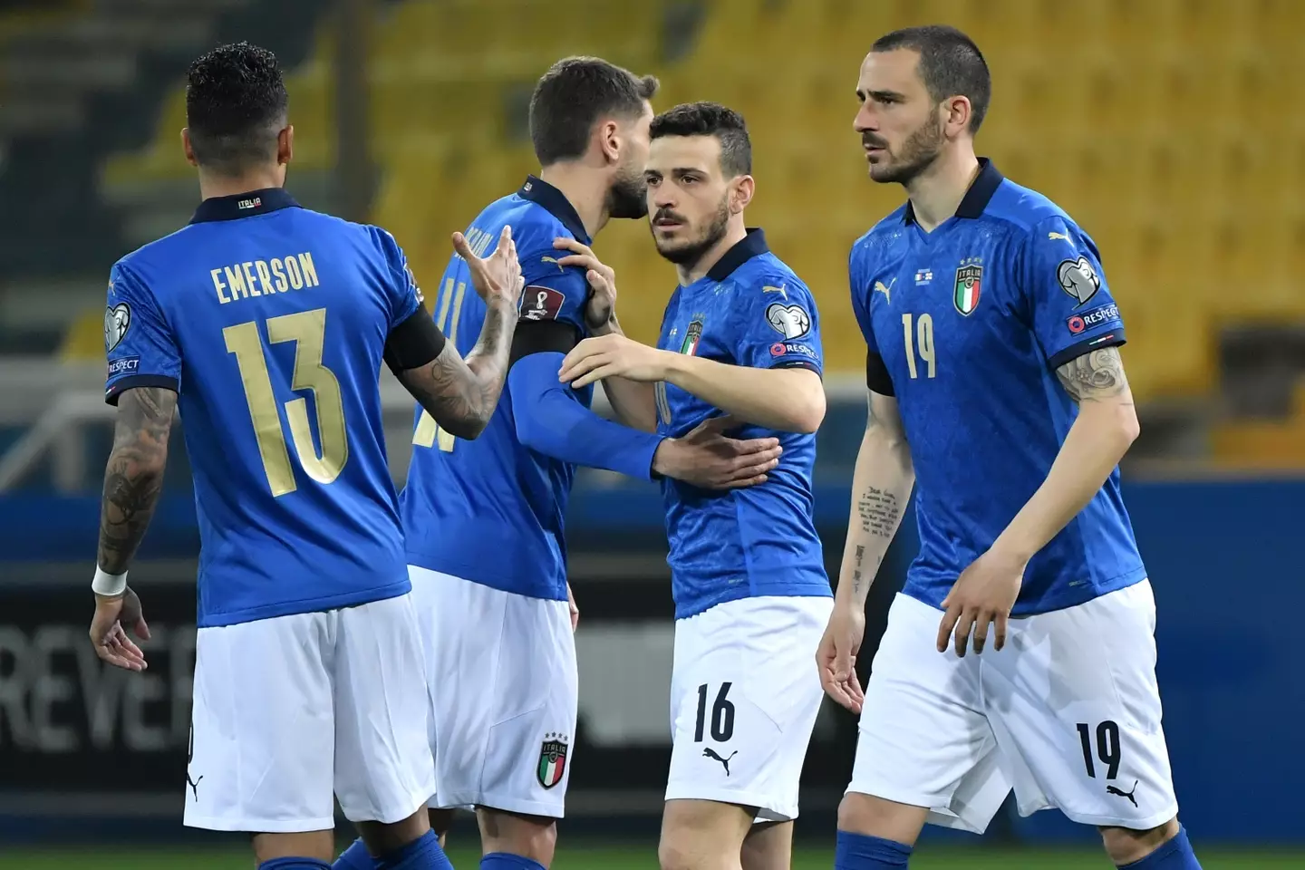 Italy will face North Macedonia in a play-off semi-final for the 2022 World Cup (Image credit: PA)