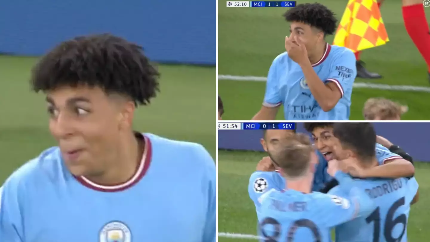 17-year-old Rico Lewis becomes Man City's youngest ever Champions League goalscorer, he couldn't believe it