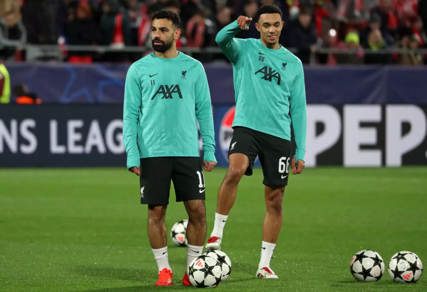 Salah and Trent have played together for seven-and-a-half years (Image: Getty)