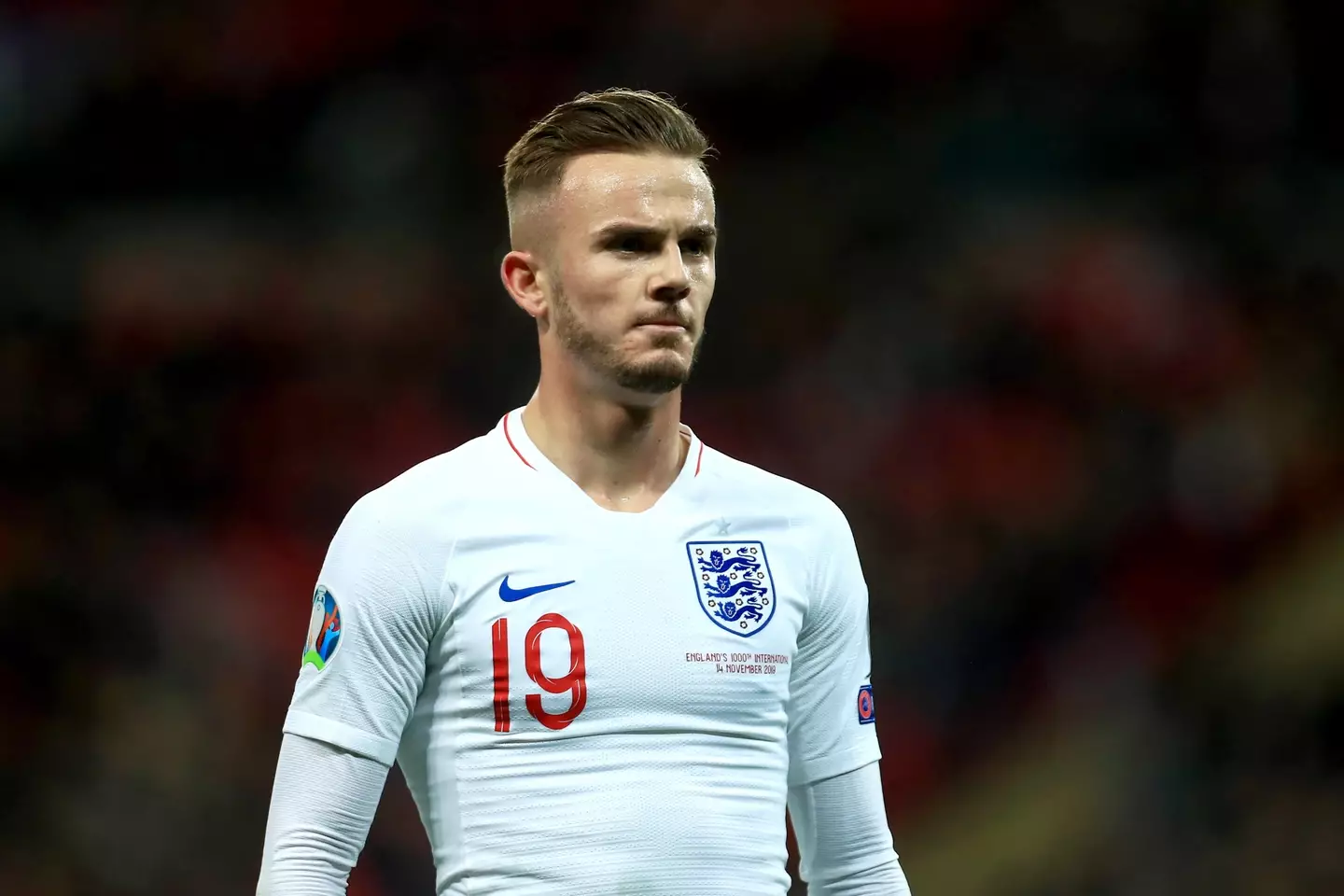 James Maddison in action for England. Image: Alamy 
