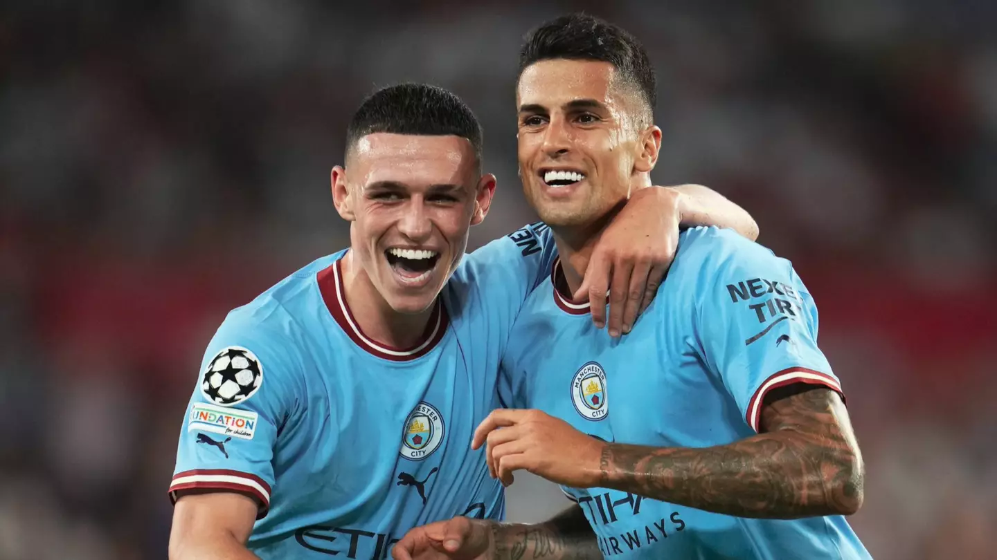 Phil Foden and Joao Cancelo