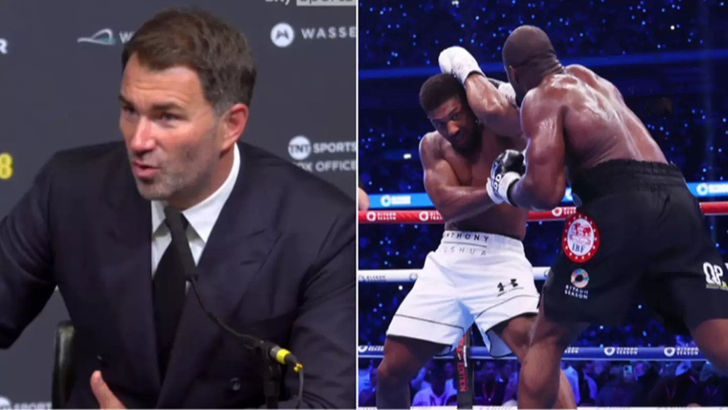 Eddie Hearn accuses Daniel Dubois of landing 'illegal blow' during Anthony Joshua fight