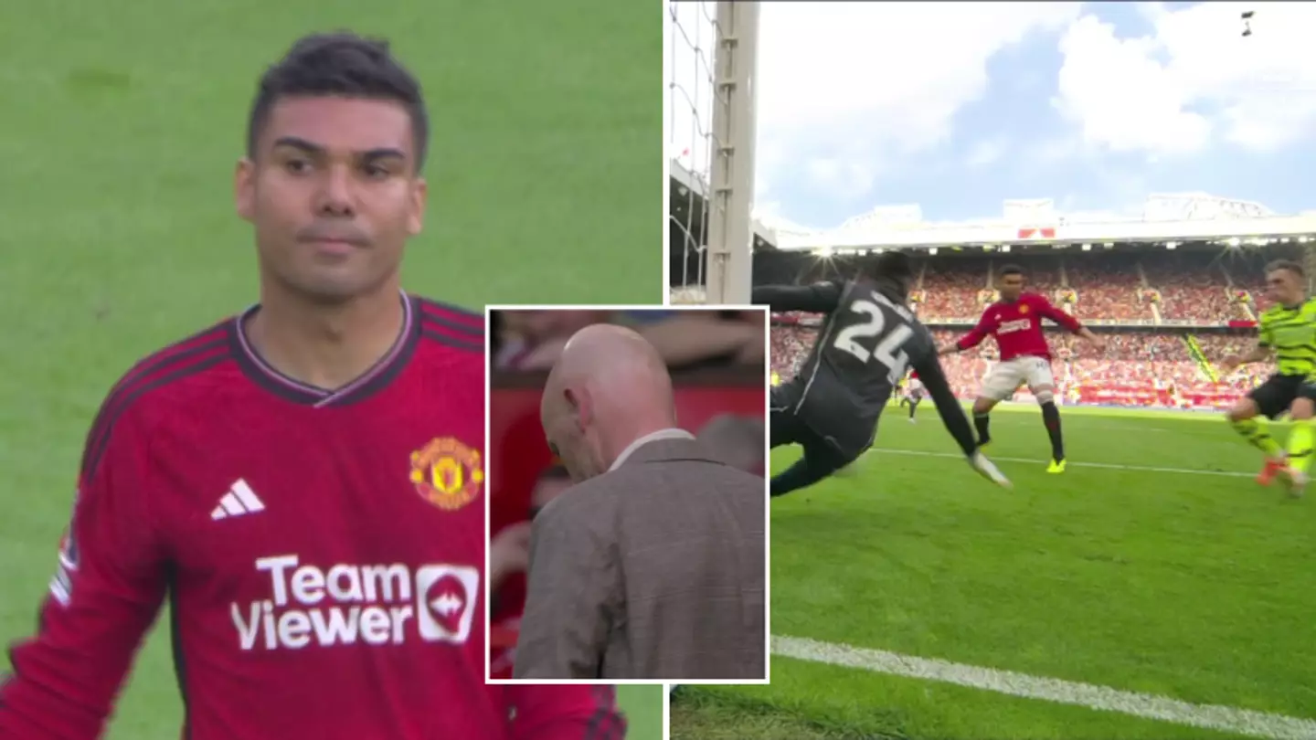 Man United fans are officially done with Casemiro after 'basic' error against Arsenal