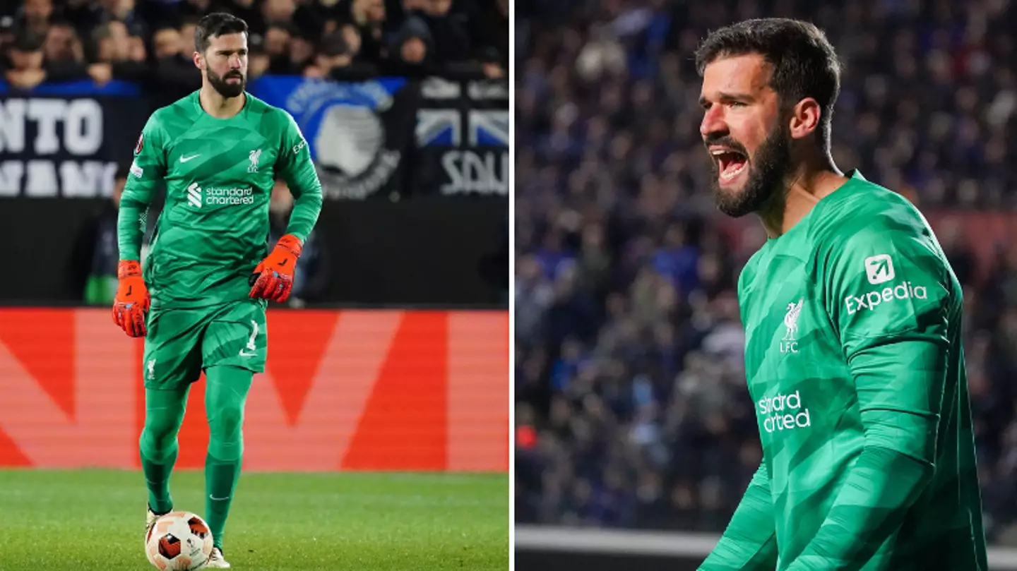 Liverpool fans furious as remarkable Alisson stat emerges after Europa League defeat