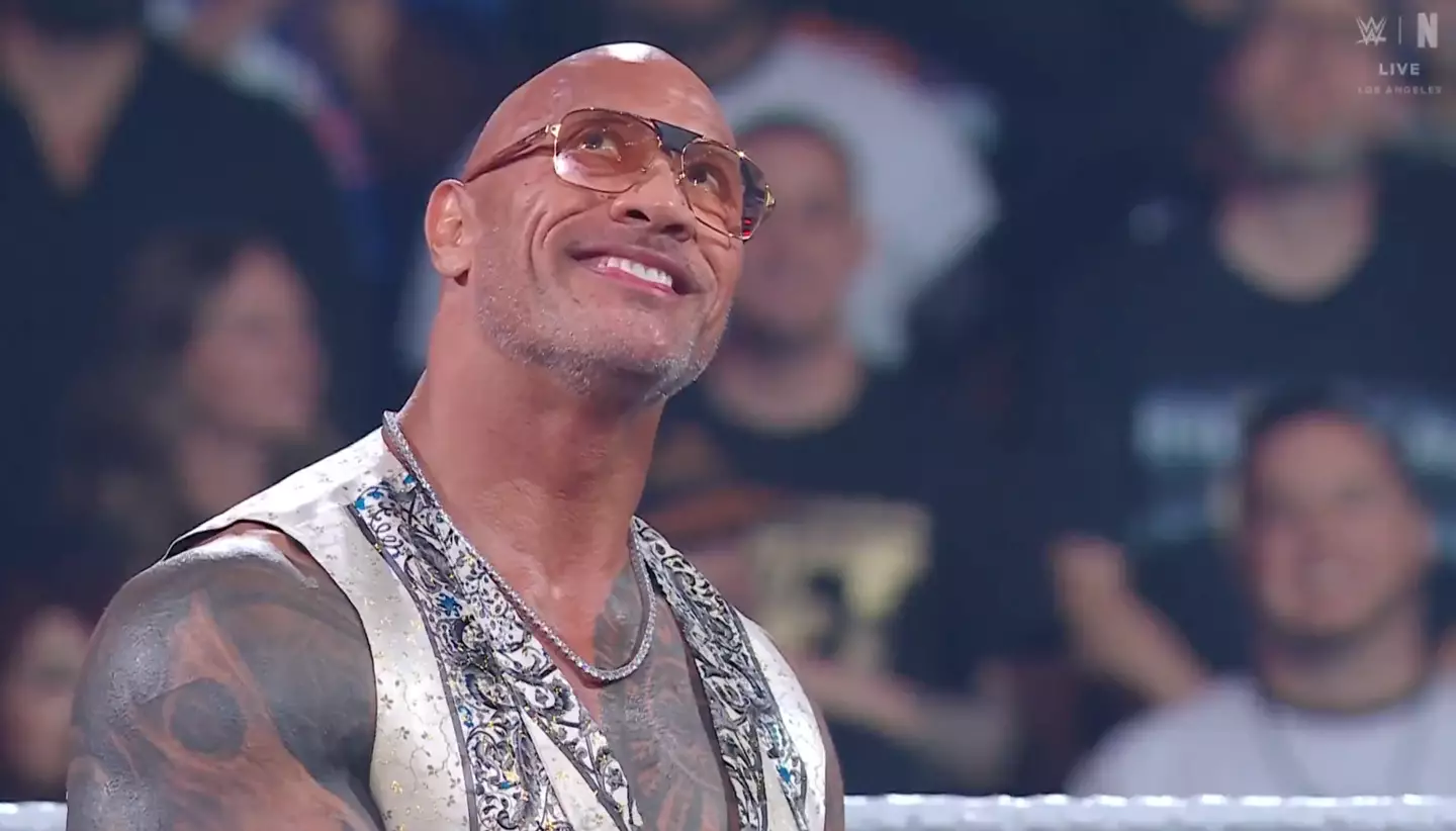 The Rock did not have his Final Boss persona on Raw. Image: WWE