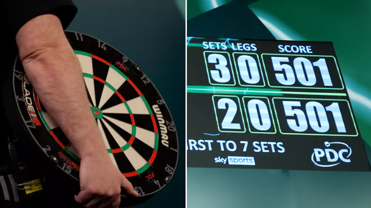 Darts fans are only just realising why matches start at 501 instead of 500 and it makes total sense