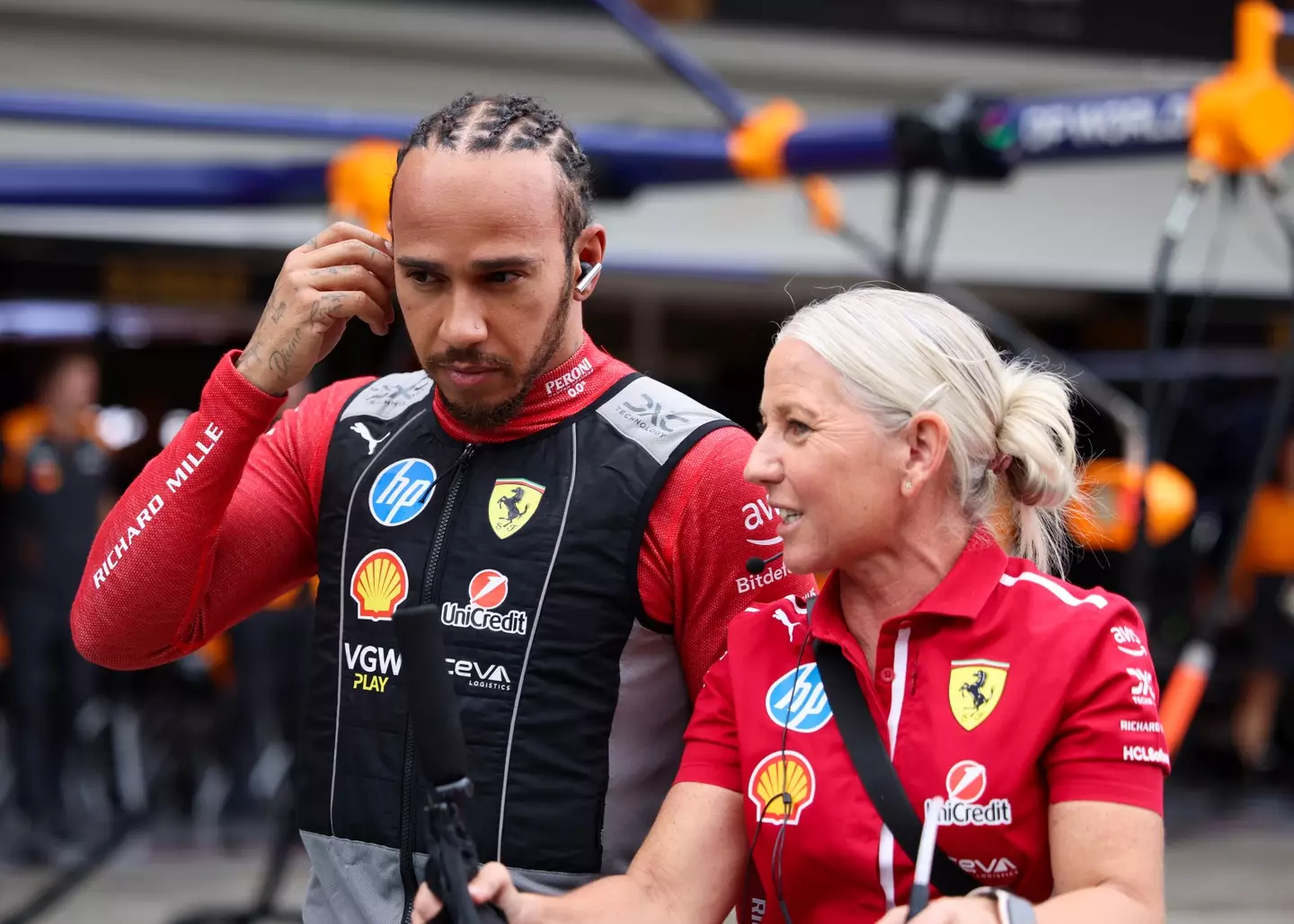 Lewis Hamilton is still searching for his first podium with Ferrari. Image: Getty
