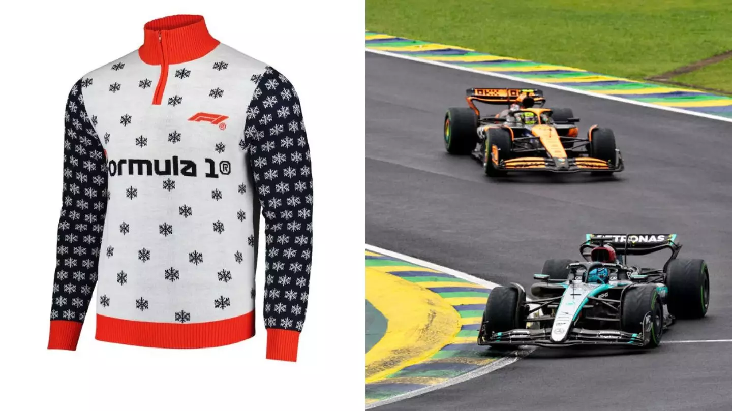 You can now buy your loved ones a Formula 1 Christmas jumper for the holidays