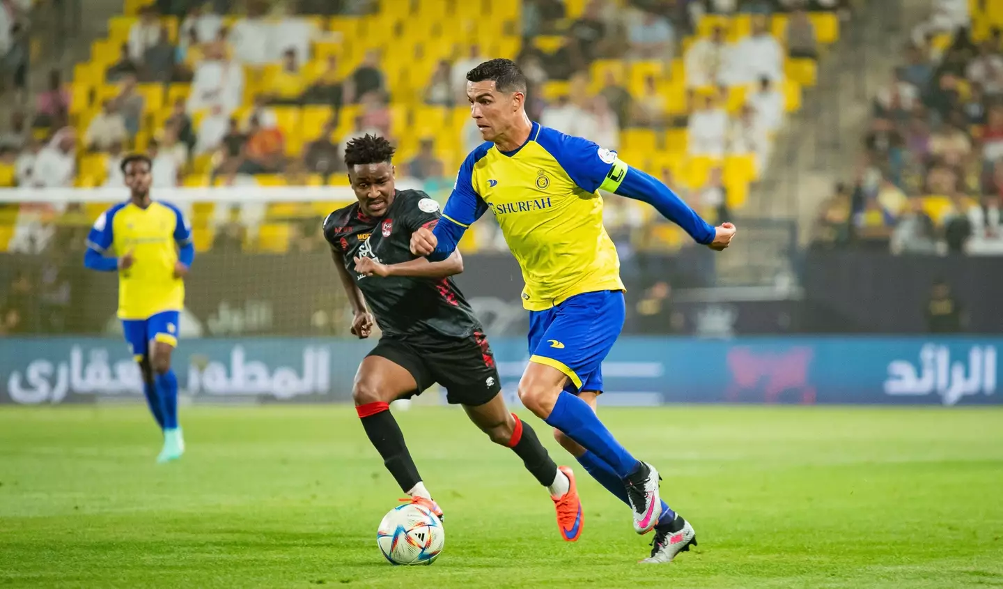 Ronaldo thinks the Saudi league could be much bigger. Image: Alamy