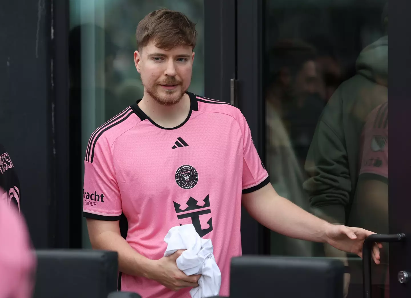 MrBeast in attendance for an Inter Miami match. Image: Getty