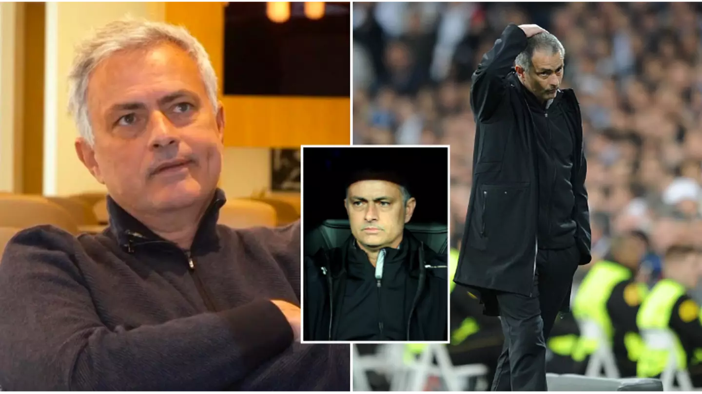 Jose Mourinho opens up on only time in his coaching career when he cried after a defeat