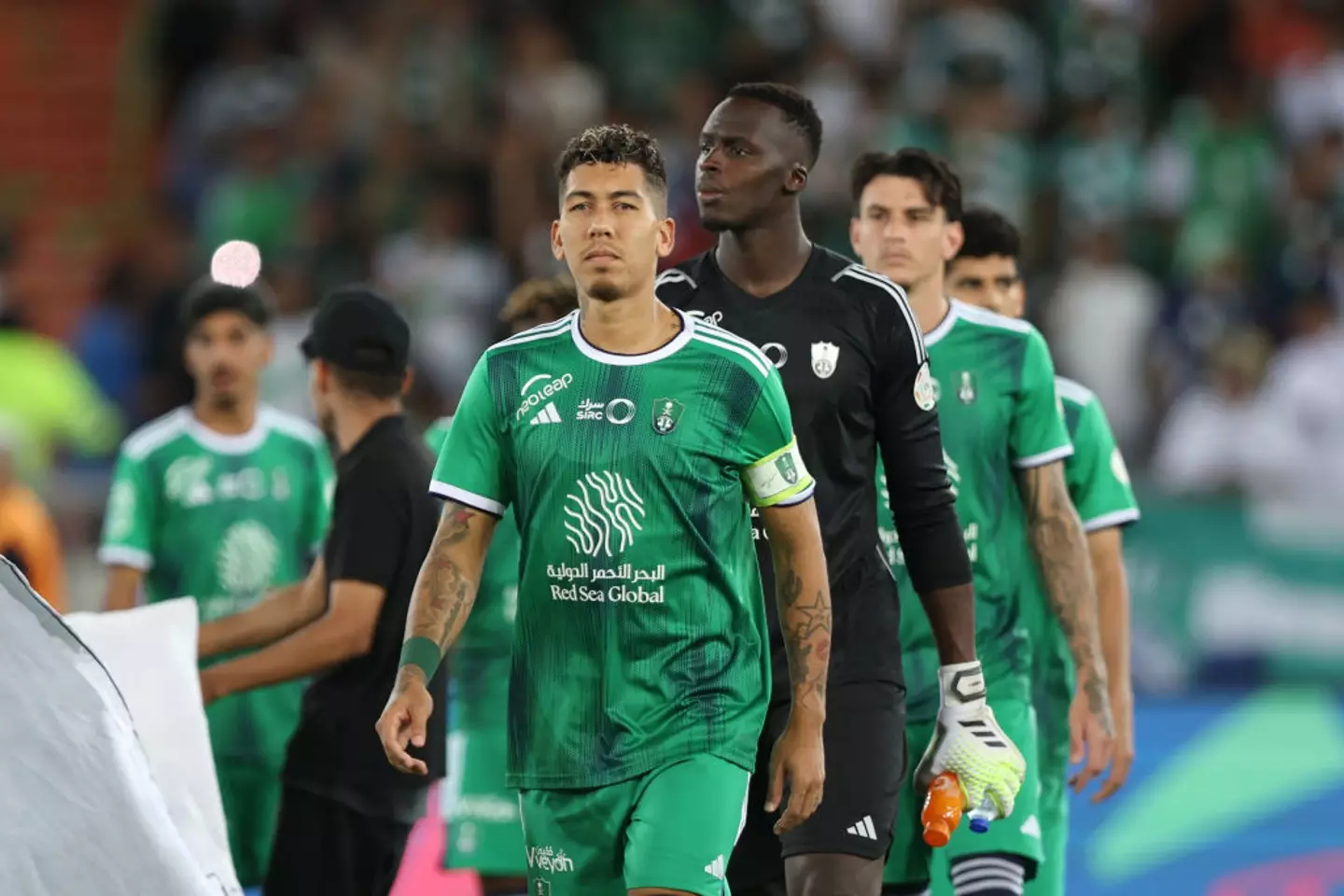 Roberto Firmino pictured in action for Saudi Pro League side Al Ahli (