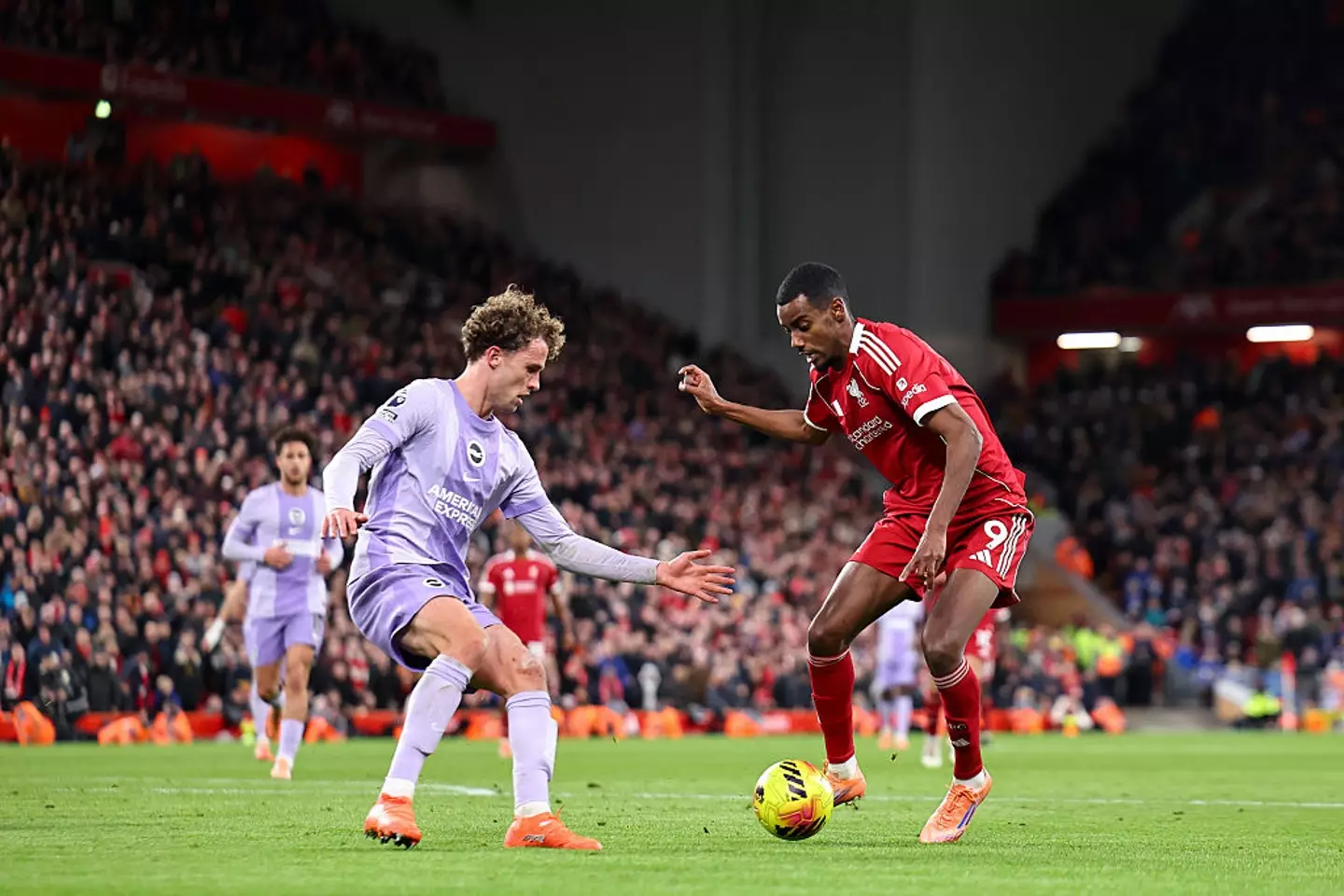 Alexander Isak has struggled at Liverpool (Credit:Getty)