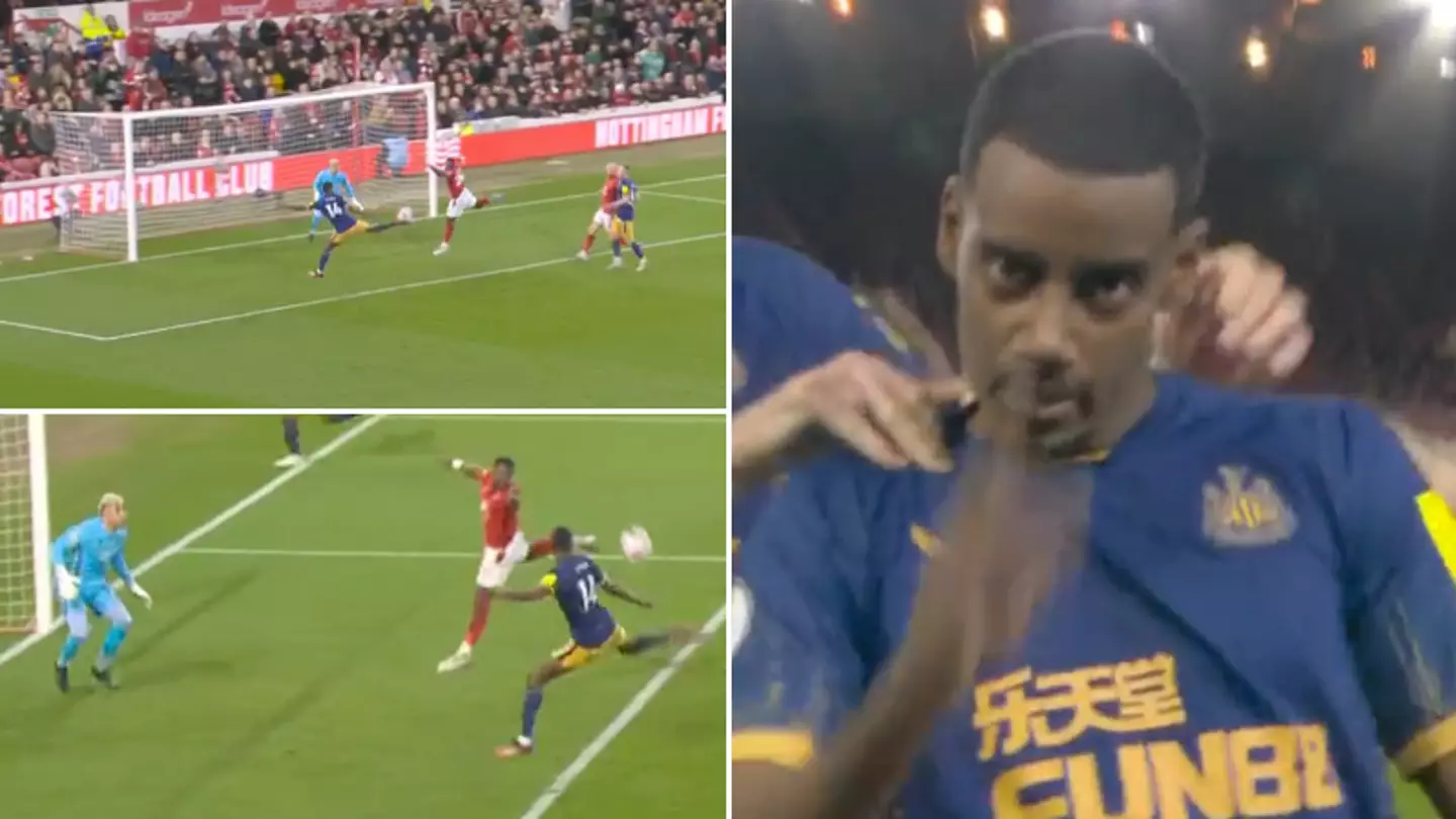Alexander Isak scores audacious 'outside of the boot flick' for Newcastle, it's a thing of beauty