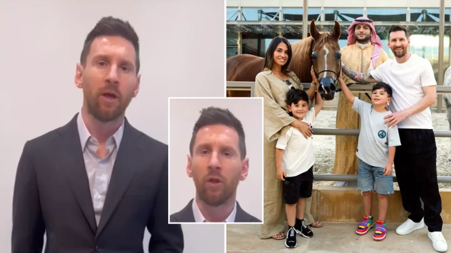 Lionel Messi uploads video explaining trip to Saudi Arabia after being suspended by PSG