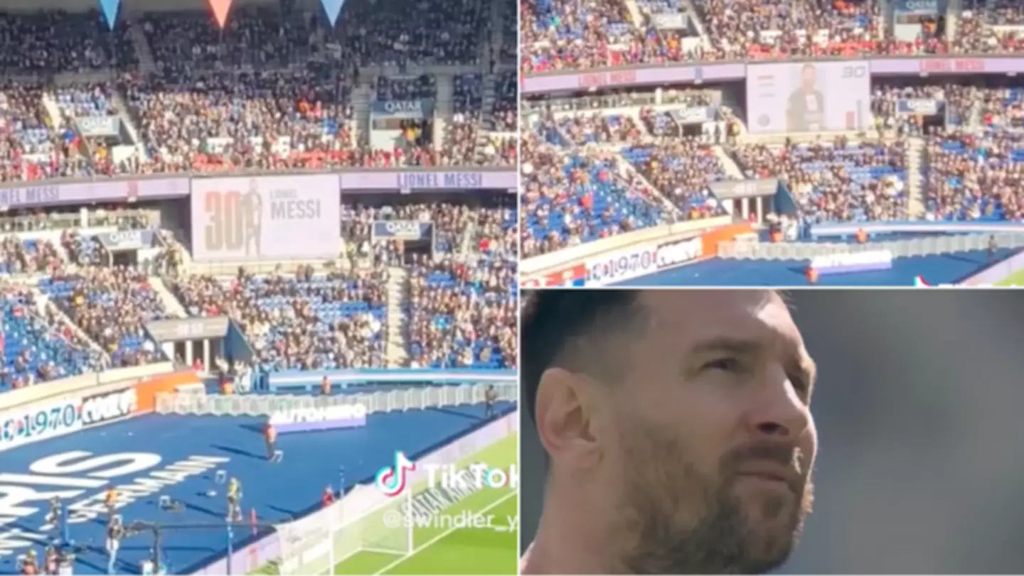 Lionel Messi was booed by angry PSG fans prior to Rennes defeat
