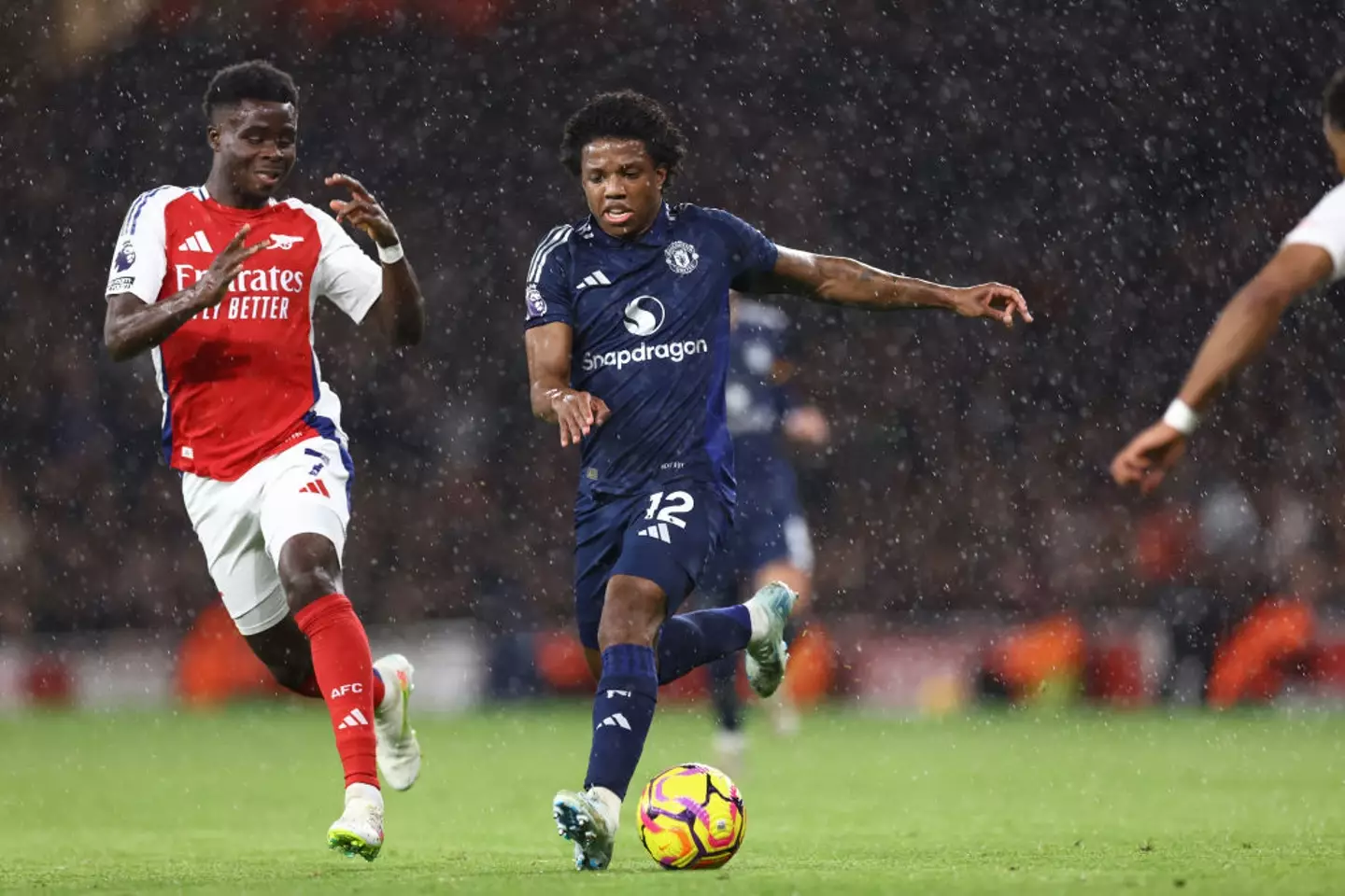 Man Utd defender Tyrell Malacia pictured (Image: Getty)