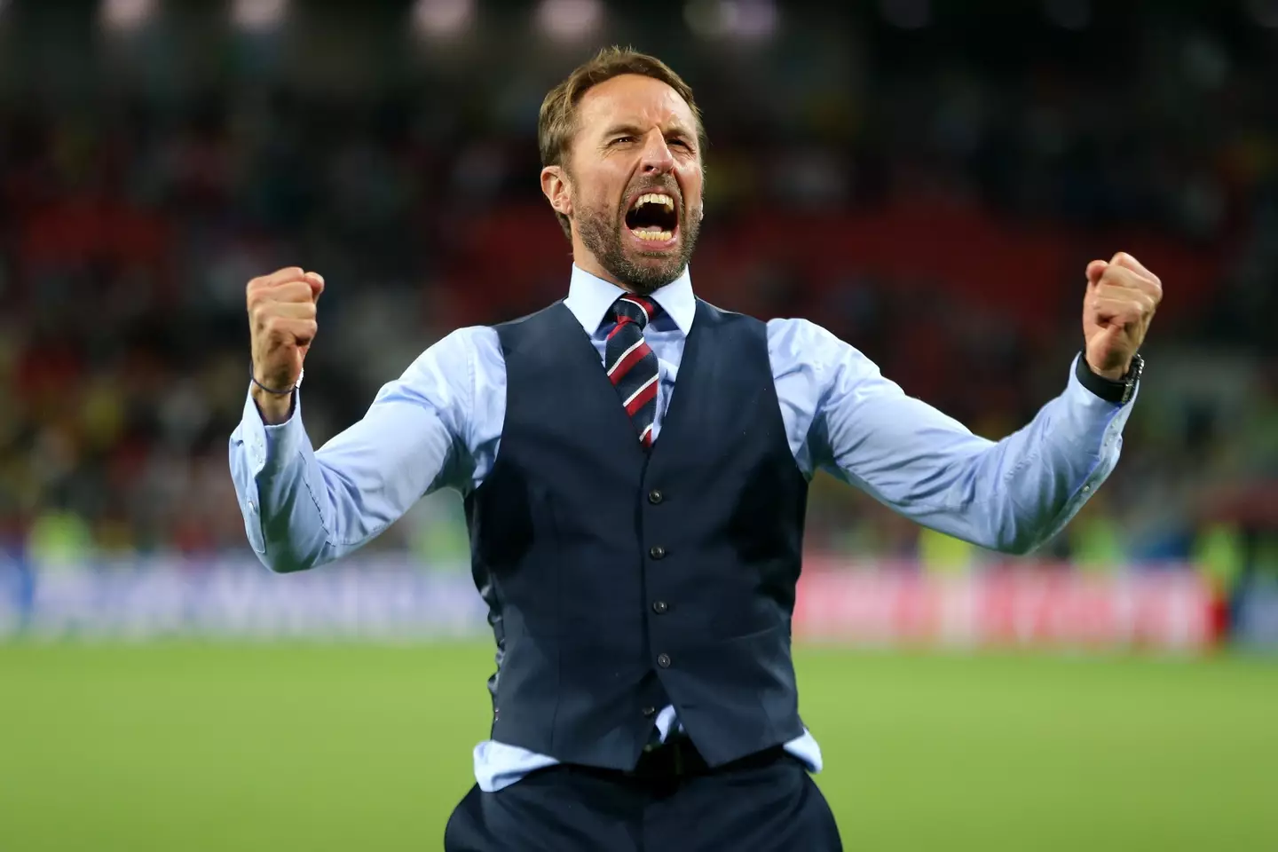 England manager Gareth Southgate led the Three Lions to the semi-finals of the 2018 World Cup.