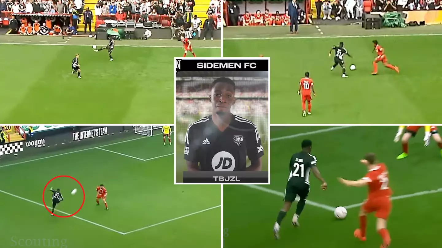 Compilation of YouTuber 'TBJZL' running the show in Sidemen charity match shows why Crawley have invited him to train