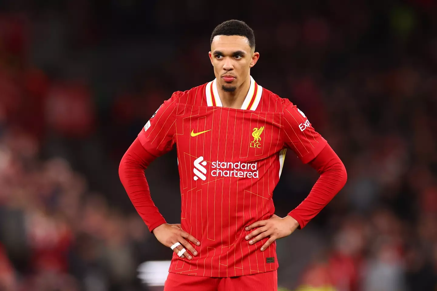Alexander-Arnold is out of contract at Liverpool this summer. Image credit: Getty