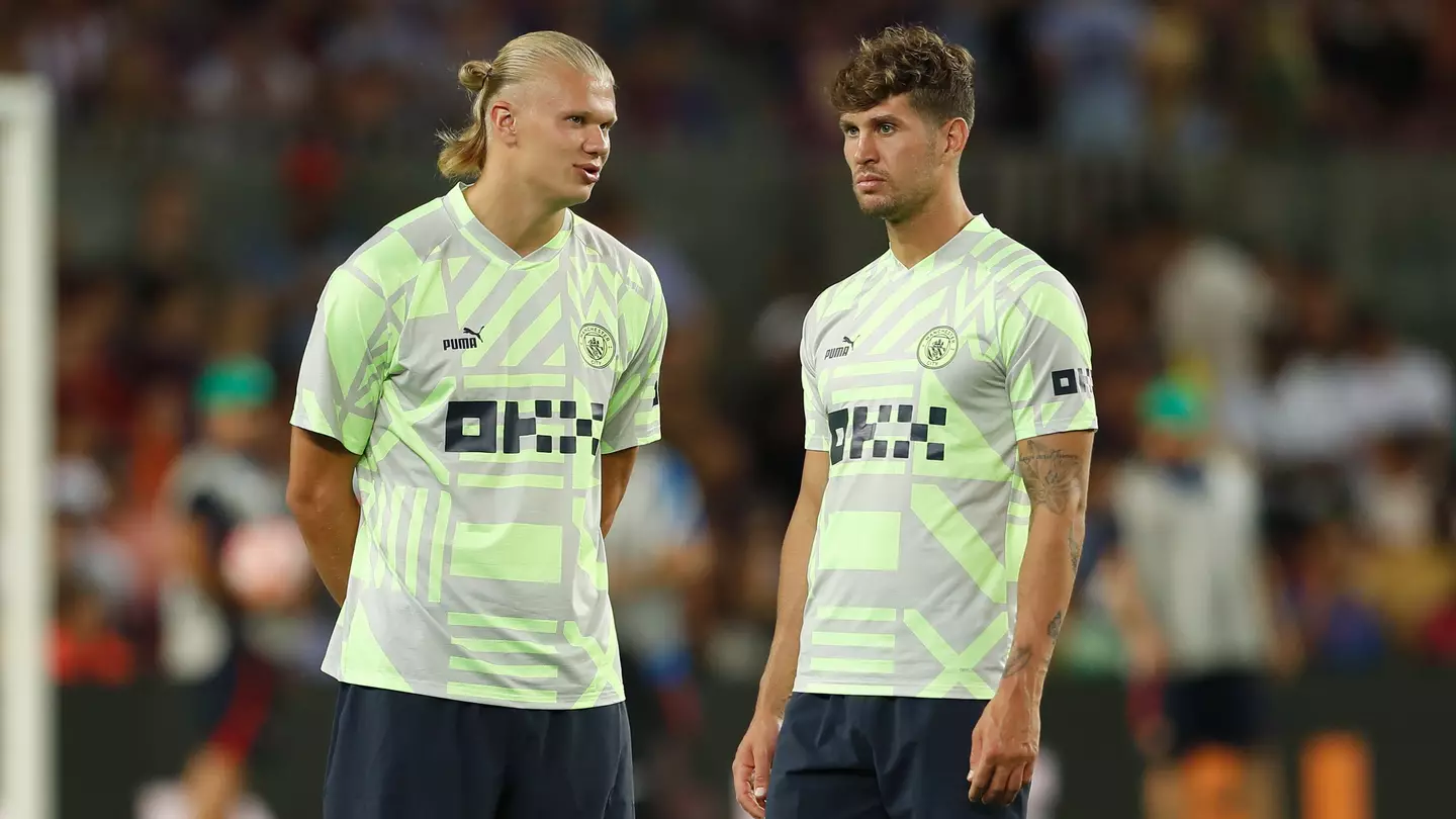 Erling Haaland and John Stones, Manchester City.